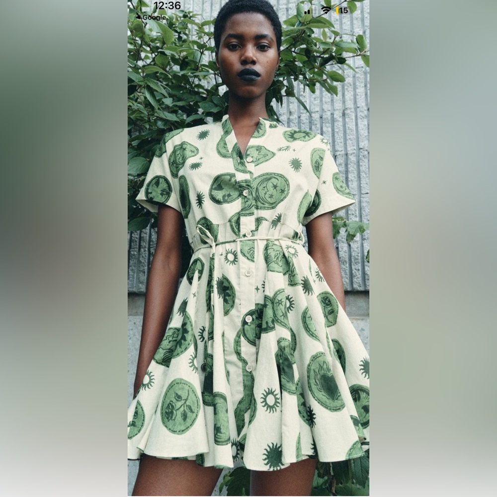 Zara Printed Short Dress, XL